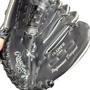 Rawlings Baseball Glove PL129FB 11 Inch Players Series Black Leather